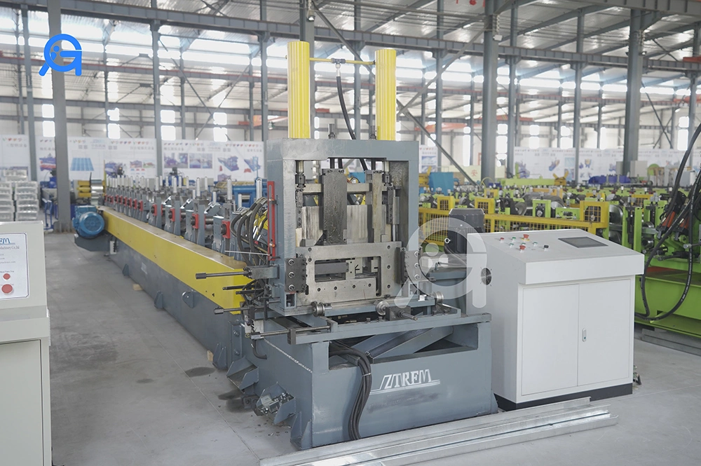 Full Automatic Exchange C Z Channel Steel Frame Purlin Roll Forming Machine Customized Full Automatic Sizes and Shape Changing C Z Purlin Make Making Machine